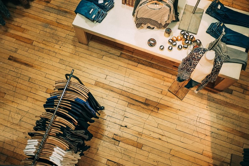Fashion clothing shop
